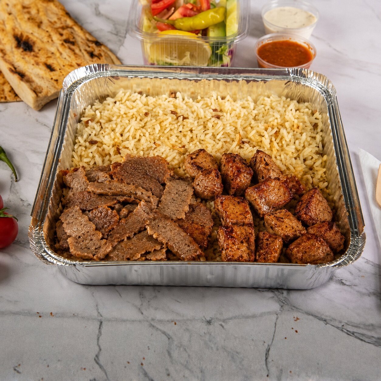 Lamb Doner and Lamb Shish