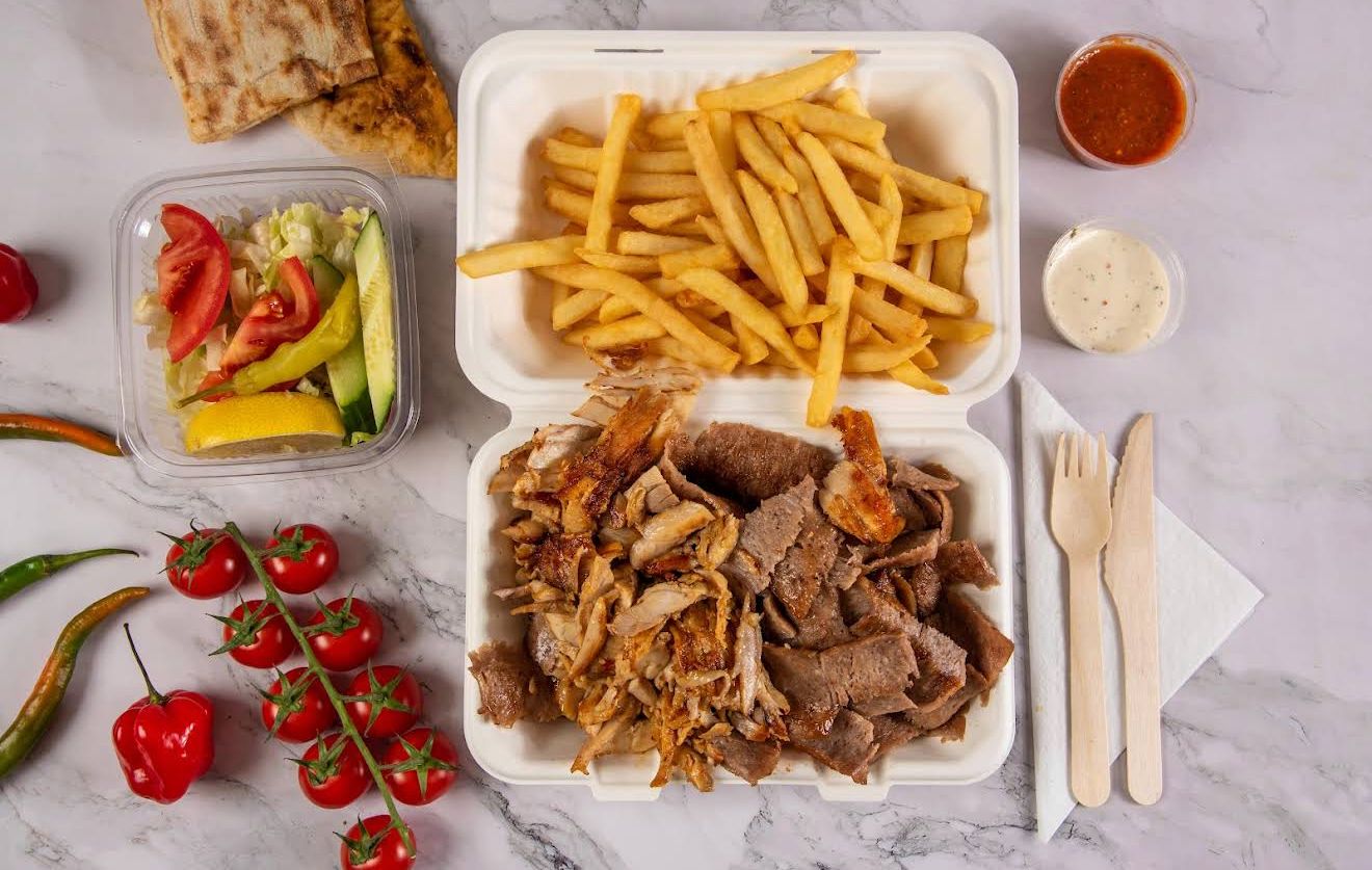 Mixed Doner Meat with Chips
