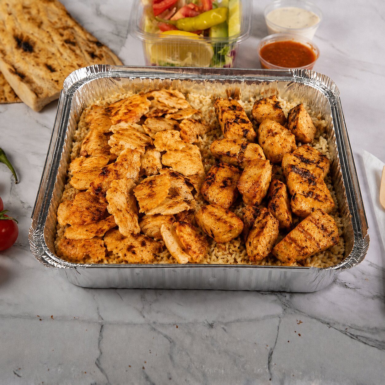 Chicken Doner and Chicken Shish