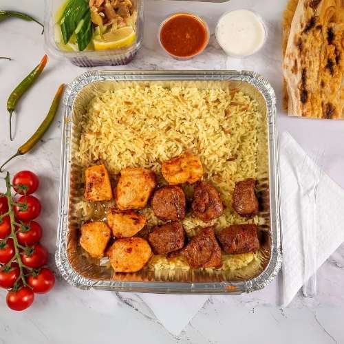 Chicken Shish and Lamb Shish