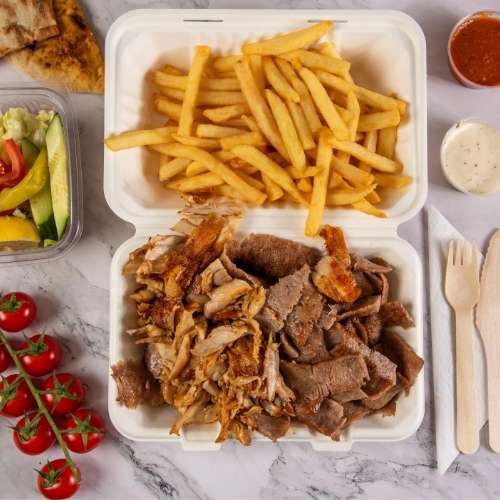 Mixed Doner Meat with Chips