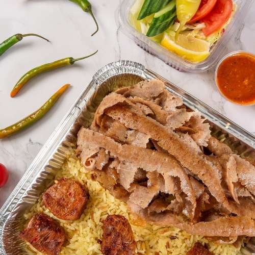 Lamb Doner and Lamb Shish